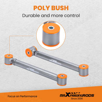 2pc Rear Lower Adjustable Control Arm Kits compatible for Jeep Grand Cherokee WJ 1999-2004